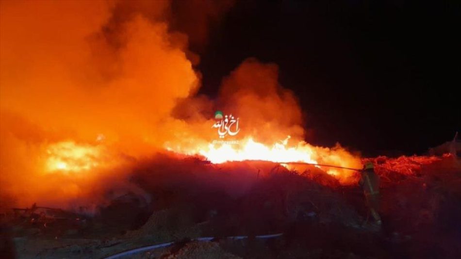 Estalla masivo incendio cerca de central nuclear israelí de Dimona