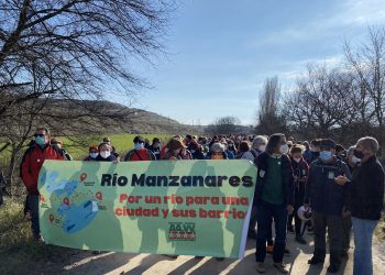 Las asociaciones vecinales del Sur vuelven a manifestarse por la recuperación del río Manzanares y su entorno