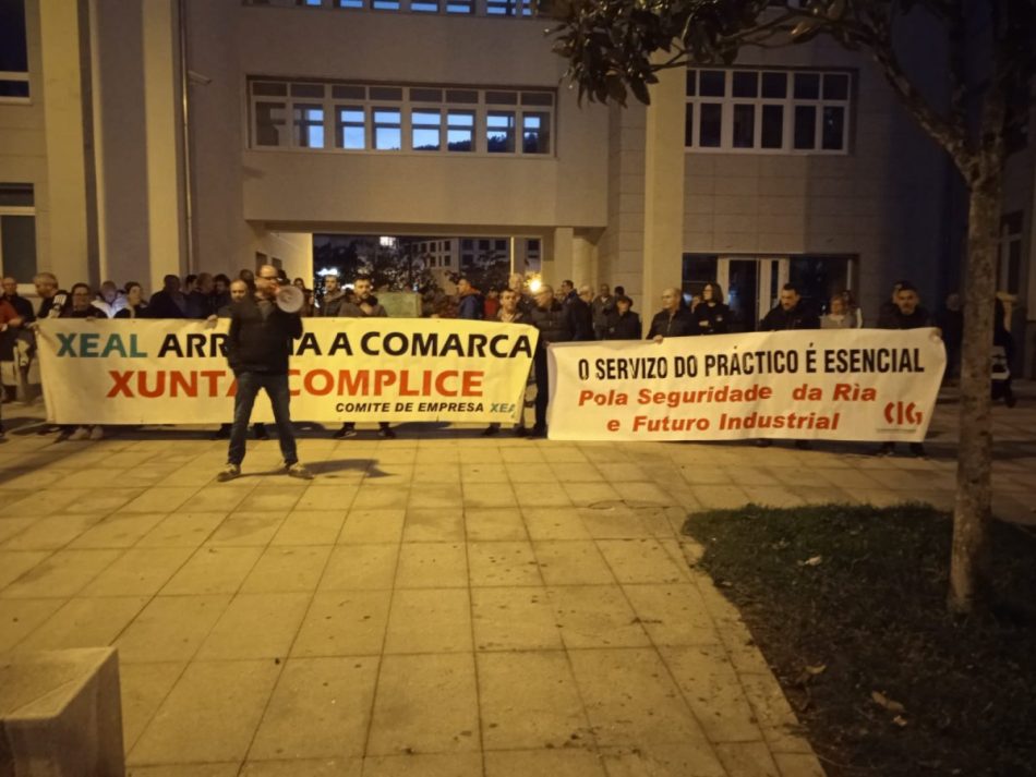 O persoal de XEAL prosegue coas mobilizacións no camiño da xornada de folga do 17 de novembro