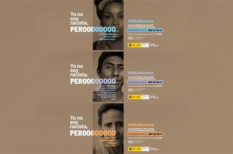 Igualdad presenta la campaña «Sí es racismo» para concienciar sobre la discriminación racial