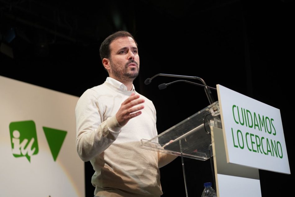 Garzón destaca en su carta a la militancia el trabajo de IU y del Gobierno