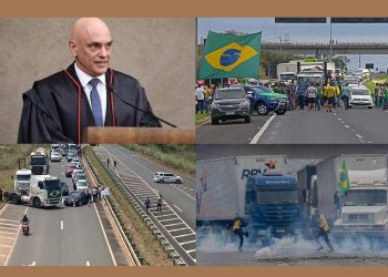 Ordenan identificar a líderes de bloqueos de carreteras en Brasil