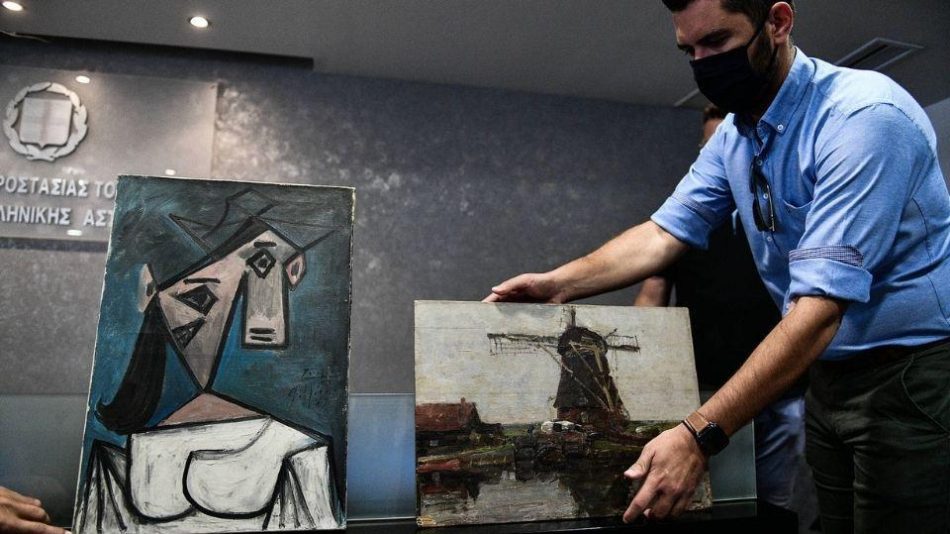 Cuadros robados de Picasso y Mondrian devueltos a galería griega