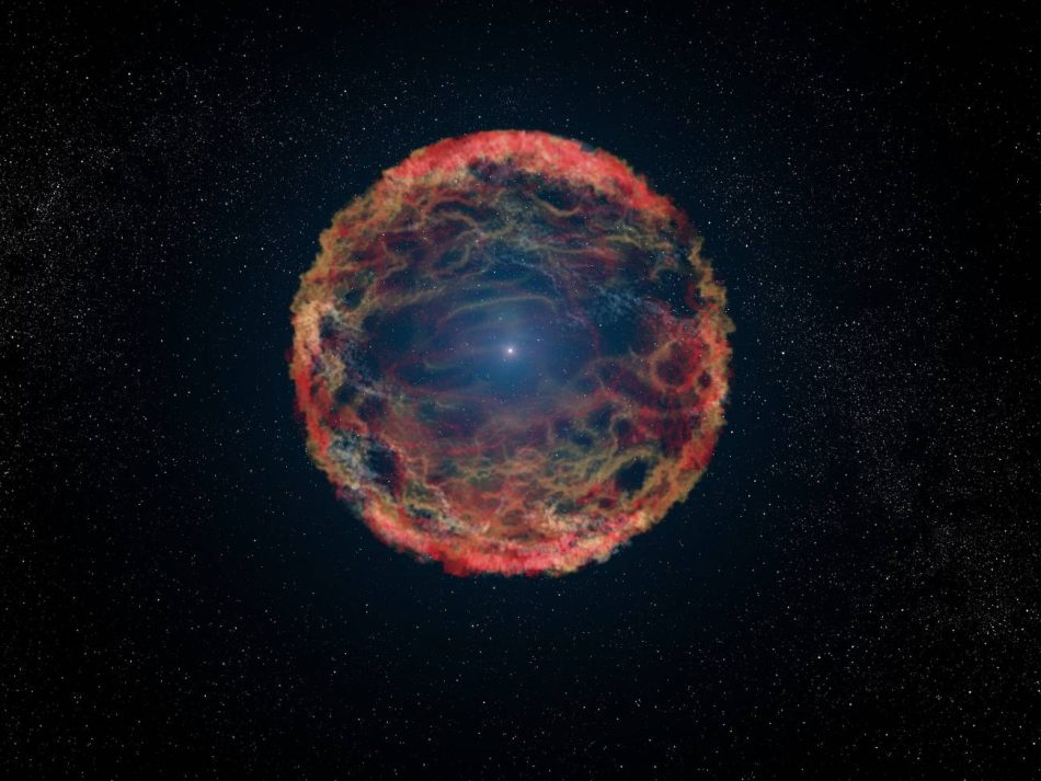 Captan los primeros momentos tras la explosión de una supernova