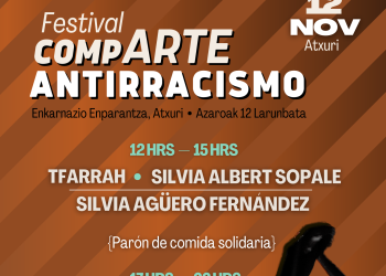 SOS Racismo Bizkaia celebra su tercer festival antirracista en Bilbao