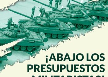 La Asamblea Popular contra la Guerra se moviliza este martes frente al Congreso contra los “presupuestos militaristas”