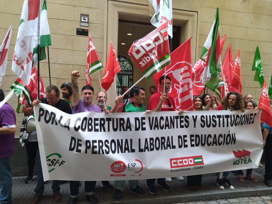 CCOO rechaza la utilización del plan de choque de auxiliares administrativos para cubrir vacantes de monitor/a escolar y exige la cobertura de todas las vacantes