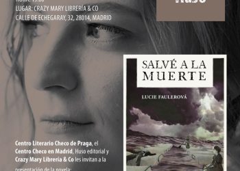 La escritora checa Lucie Faulerová se presentará en Madrid el martes 15 de noviembre con su novela “Salvé a la muerte”