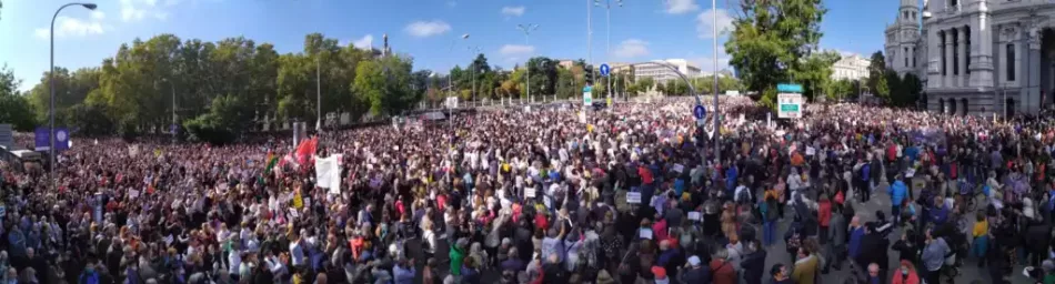 La manifestación de Madrid no cayó del cielo. Carta abierta a Isabel Díaz Ayuso