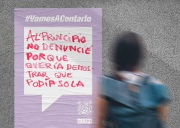 Manifiesto de CCOO: «25N Trabajos Libres de Acoso Sexual»