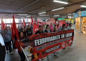 CGT estima en un 34,7% la participación en las huelgas del Grupo RENFE, en el turno de mañana