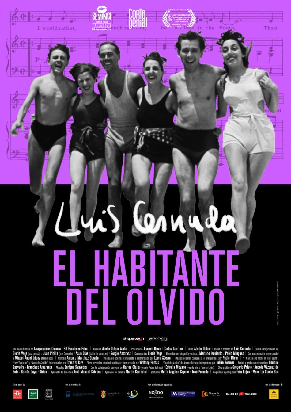 Estreno andaluz en el Teatro Circo de Puente Genil de la película «Luis Cernuda, el habitante del olvido» de Adolfo Dufour