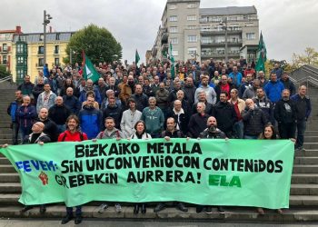 ELA Metal Bizkaia decide en asamblea convocar huelga del 28 de noviembre al 2 de diciembre