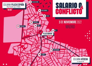 CCOO y UGT exigirán en las calles el 3 de noviembre un aumento de salarios acorde al encarecimiento de la vida