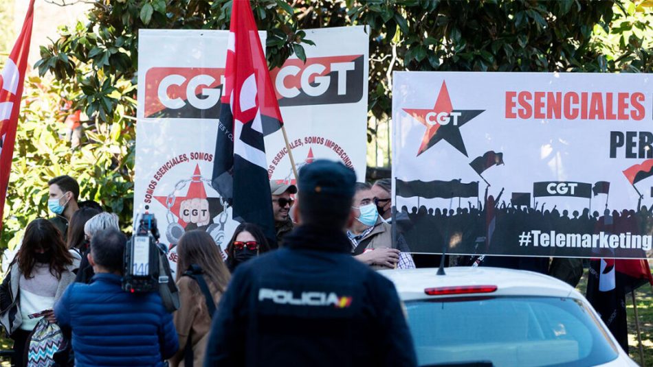 CGT llama a la participación en la huelga de Telemarketing de este lunes