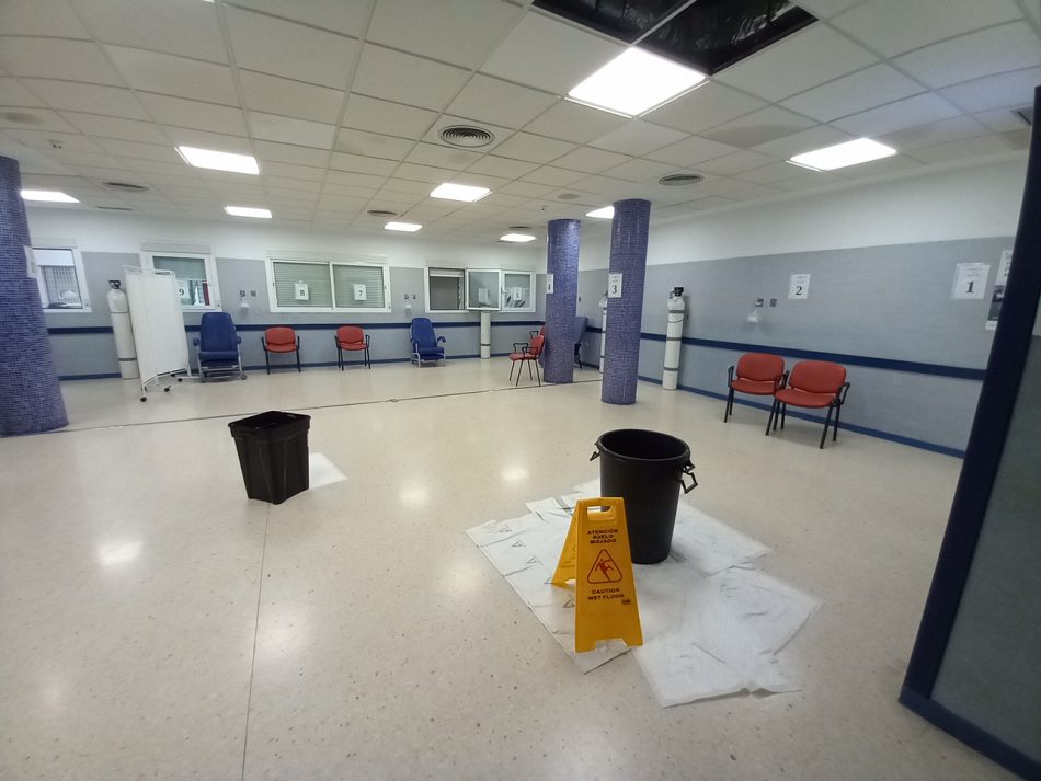CCOO denuncia deficiencias graves en instalaciones del hospital de Jerez que han provocado accidentes laborales