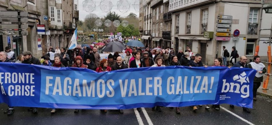 BNG reclama na rúa unha saída xusta e galega a unha crise de prezos que é unha estafa á maioría social