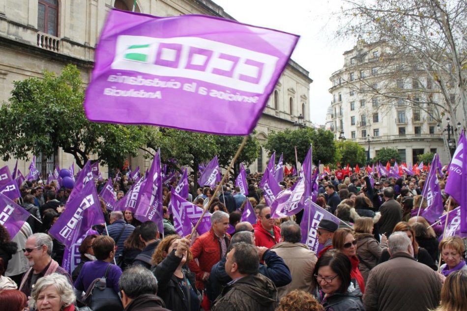 CCOO celebra su éxito para mantener al personal de refuerzo en los Juzgados de Violencia sobre la Mujer en Andalucía