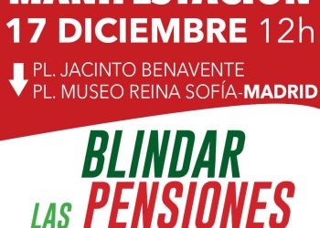 Más personalidades de la cultura, como Miguel Ríos, Isabel Ordaz o Juan José Millás, se suman a la manifestación de las pensiones del 17 del diciembre