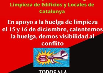 CGT Barcelona: «Las invisibles de la fregona van a la huelga»