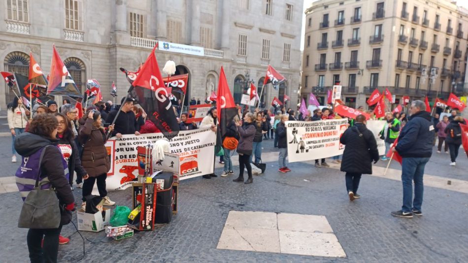 «¡CGT exige salarios dignos para l@s trabajadores/as de limpieza de edificios y locales de Catalunya!»: convocada huelga el 15 y 16 de diciembre