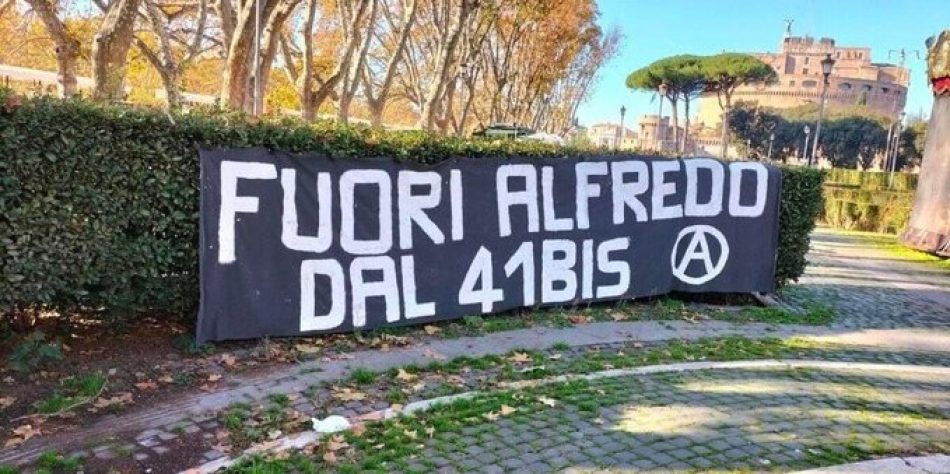 CGT muestra su solidaridad con el anarquista Alfredo Cóspito, en huelga de hambre contra el sistema carcelario italiano