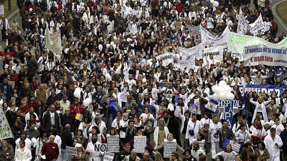 Madrid acoge la 97ª Marea Blanca contra el deterioro de la sanidad pública el domingo 15 de enero