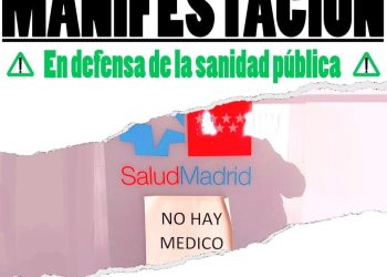 Carabanchel retoma las protestas semanales en defensa de la sanidad pública