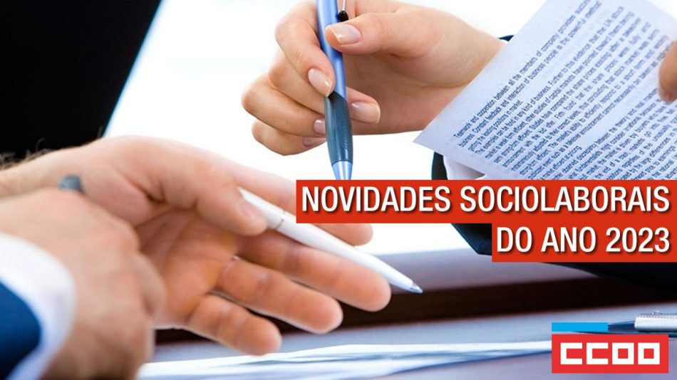 Novidades sociolaborais do ano 2023