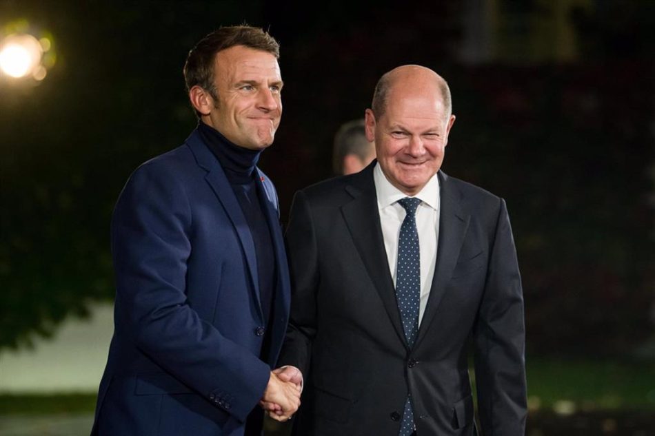 Macron y Scholz abogan por la soberanía europea antes de su foro bilateral