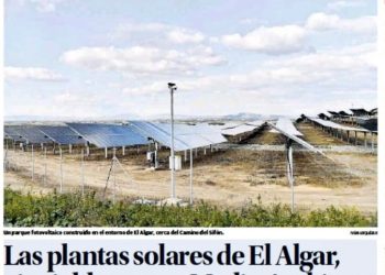 Los parques fotovoltaicos proyectados en El Algar son invalidados: «Ganamos la batalla, pero no la guerra»