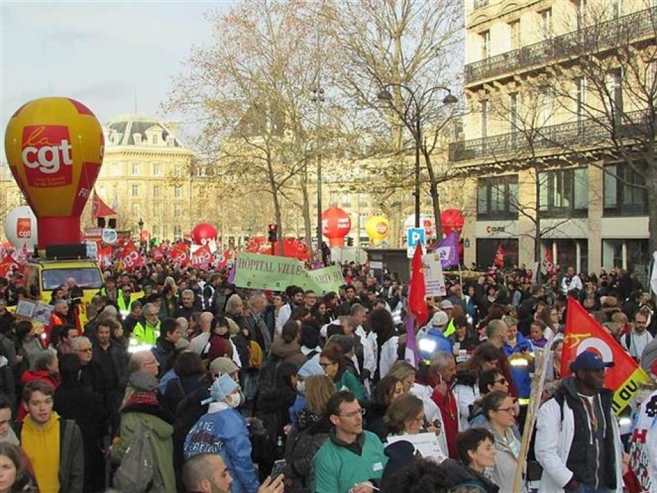 Nueva jornada de protestas en Francia contra reforma de jubilación