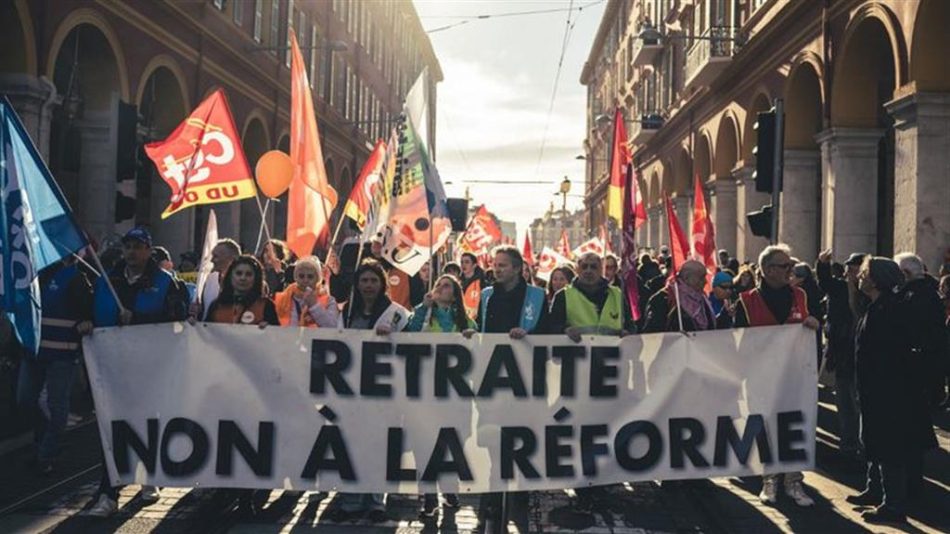 Una encuesta revela el rechazo de la opinión pública francesa a la reforma de las pensiones