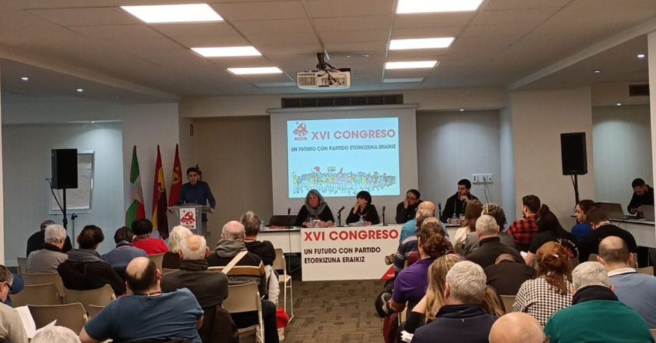 El Partido Comunista de Euskadi-EPK culmina su XVI Congreso proponiendo la III República como vía al Socialismo