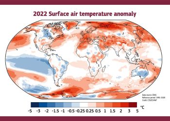 Récords de temperaturas altas y emisiones en 2022