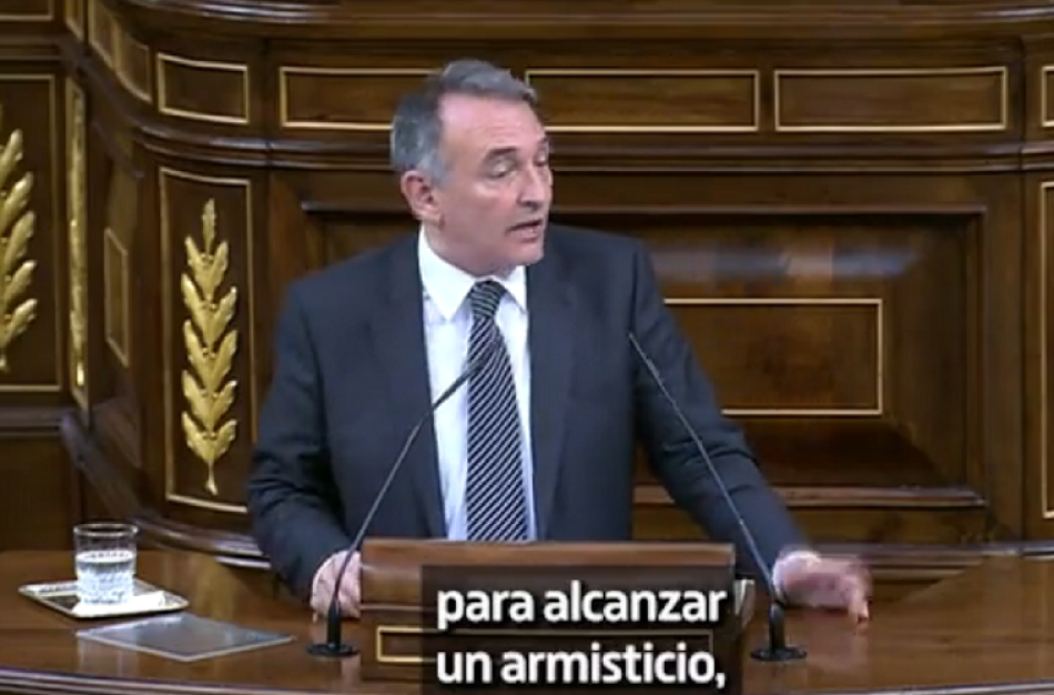 Enrique Santiago reclama a Sánchez en el Congreso que “la paz en Europa sea el eje de la Presidencia española de la UE” porque “nada merece más la pena que acabar con una guerra”