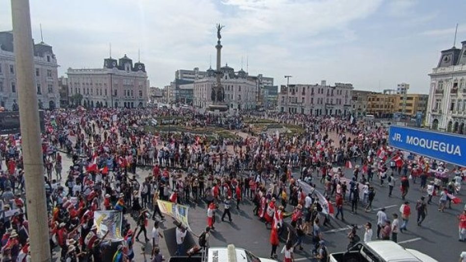 Convocan a nueva marcha nacional contra Dina Boluarte en Perú