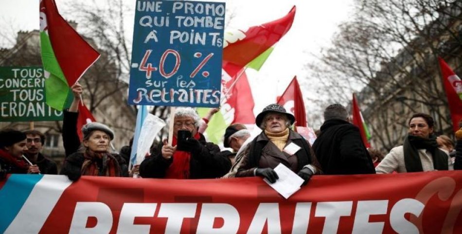 Una encuesta del IFOP muestra que el 68% de los franceses están en contra de la subida de edad de jubilación