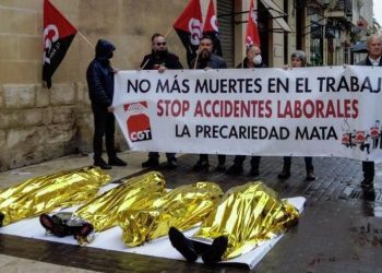 CGT exige al Estado medidas reales contra la violencia hacia la clase trabajadora y realiza un llamamiento a la sociedad para concienciarse del aumento de muertes en el trabajo