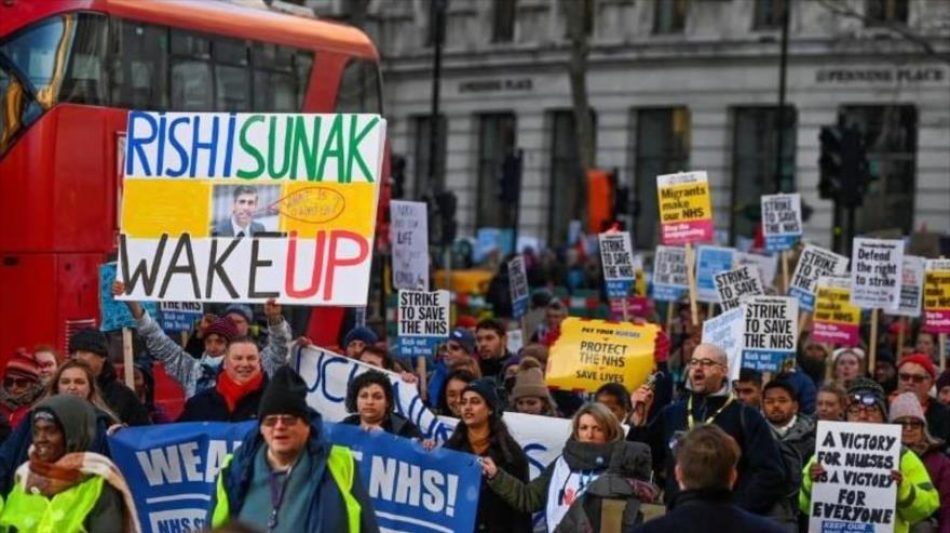 La mayor huelga del sector sanitario paraliza Inglaterra