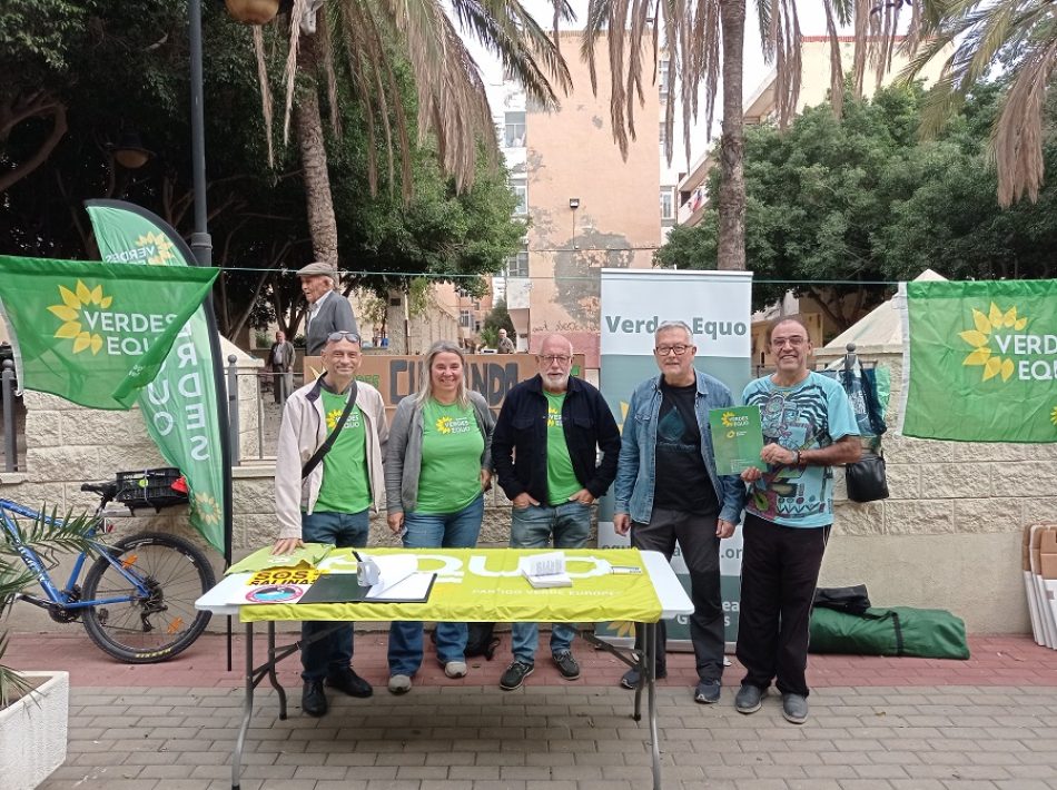Verdes Equo apuesta por una gran alianza de fuerzas progresistas, de izquierdas y ecologista para ganar el ayuntamiento de Almería