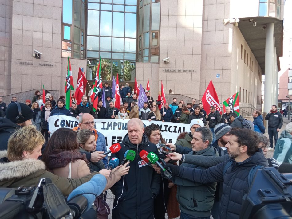 El Partido Comunista de Euskadi-EPK condena las acciones del colectivo policial SIPE contra los sindicalistas de CCOO y contra el derecho de huelga y manifestación