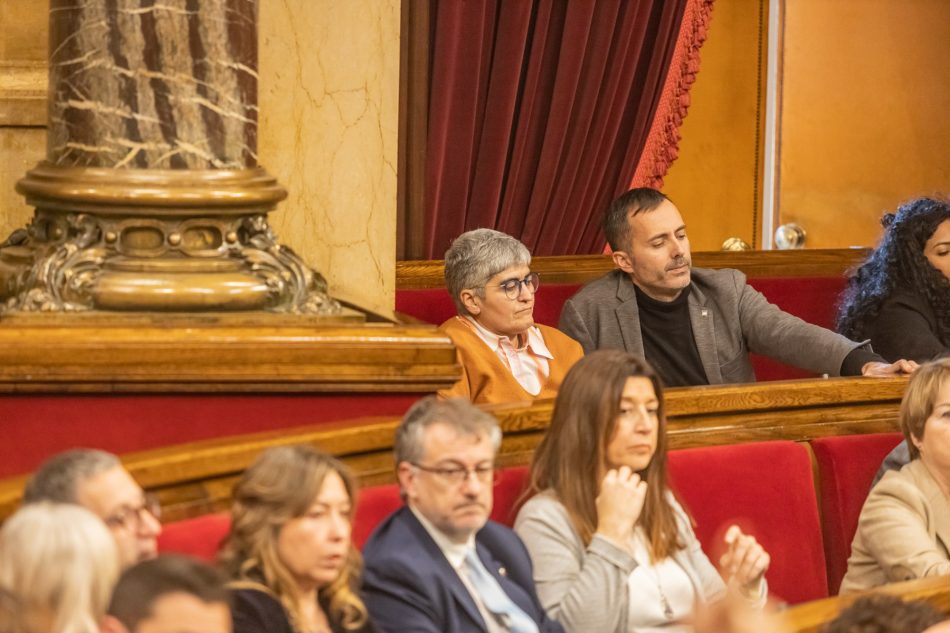 La dirigente de Esquerra Unida de Catalunya y de Izquierda Unida Núria Lozano, nueva diputada de En Comú-Podem en el Parlament catalán