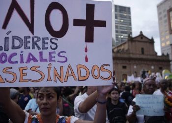 Asesinan a líder social colombiano en el Cauca