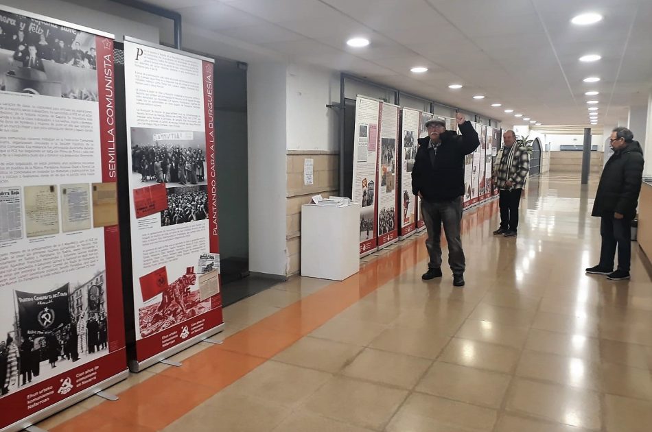 El Civivox Jus La Rocha acoge el mes de marzo la exposición itinerante que resume los 100 años de comunismo en Navarra