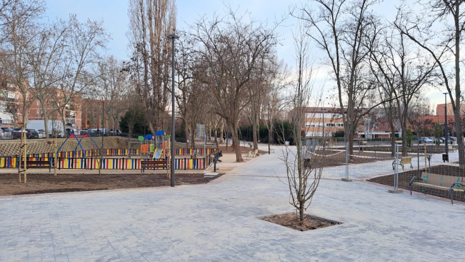 La Asociación de Vecinos Cisneros se felicita por la remodelación de la zona norte del parque Tierno Galván de Alcalá de Henares