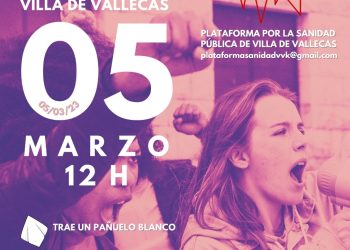 Una manifestación por la sanidad pública recorrerá este domingo los tres centros de salud de Villa de Vallecas