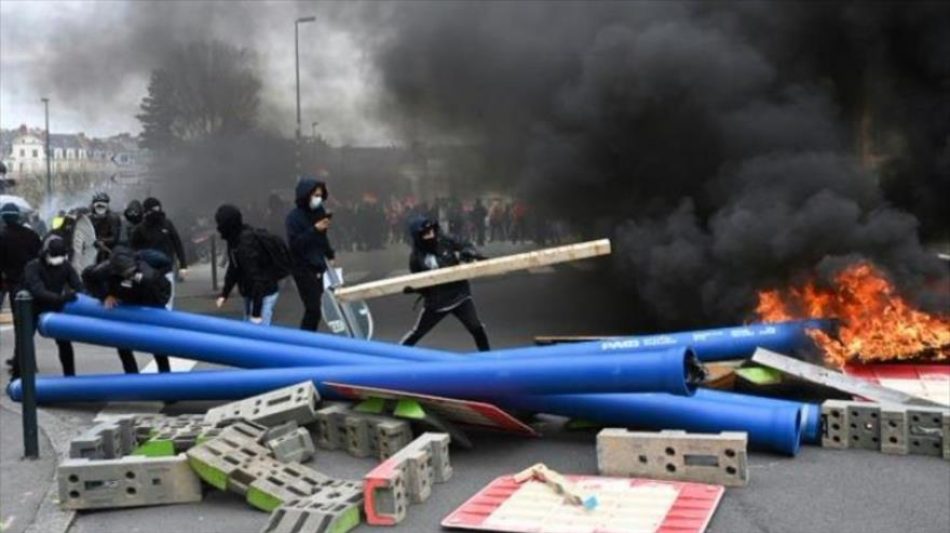 Siguen en Francia protestas contra reforma de pensiones de Macron