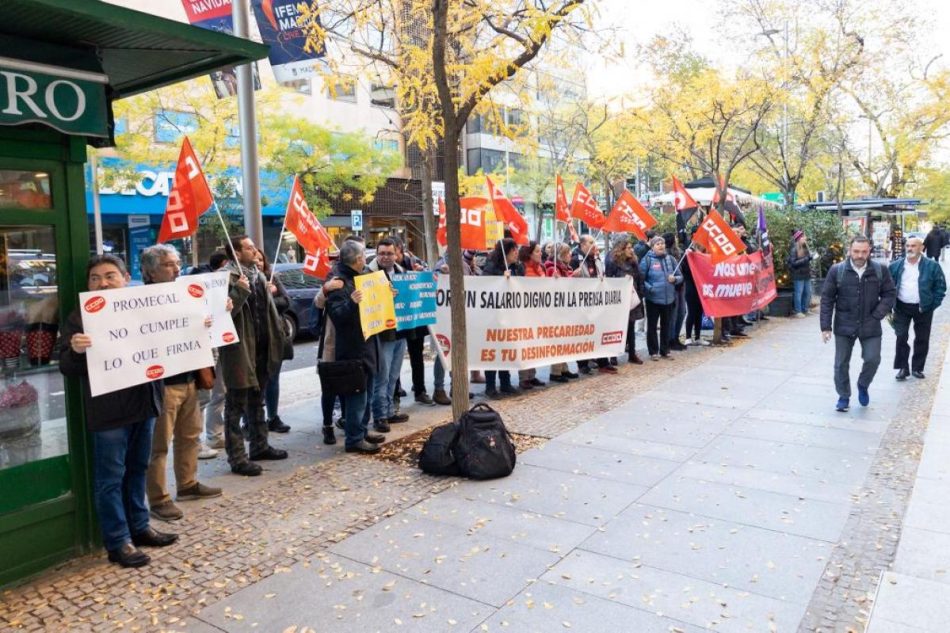 1 de marzo: Jornada de movilizaciones en el sector de medios de comunicación de CCOO y UGT y la Federación de Sindicatos de Periodistas