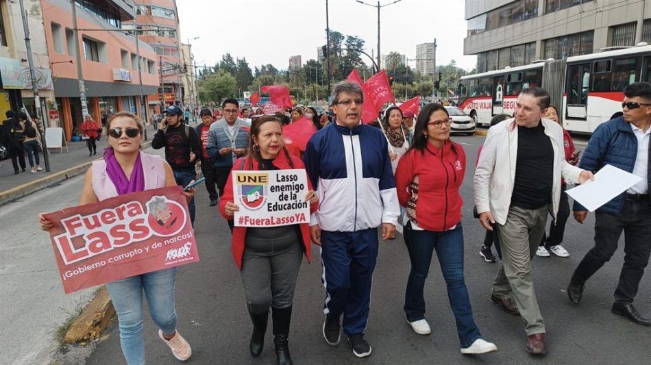 Manifestaciones estudiantiles reclaman la dimisión del presidente Lasso en Ecuador